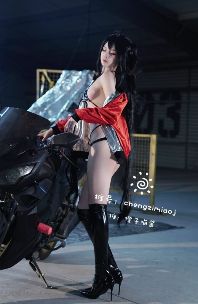 微博推特coser萝莉福利姬橙子喵酱碧蓝航线cos大凤赛车女郎